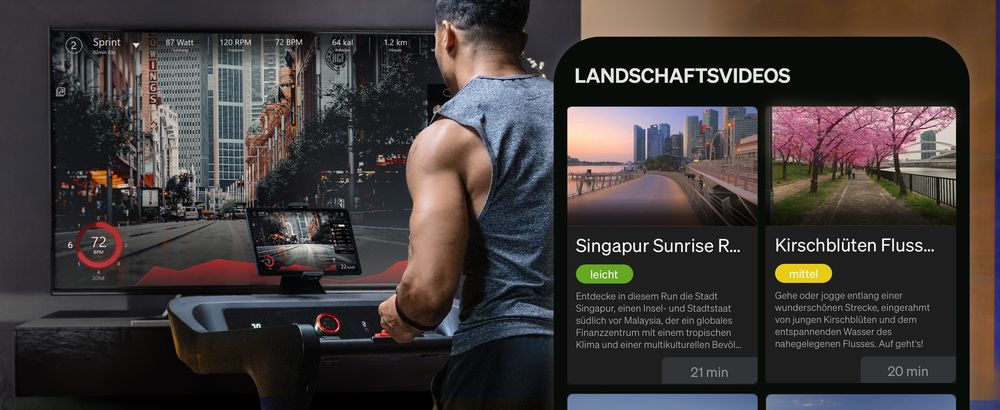 Sportstech Laufband sTread_Lite | Klappbar | LED-Beleuchtung | Bis 20 km/h