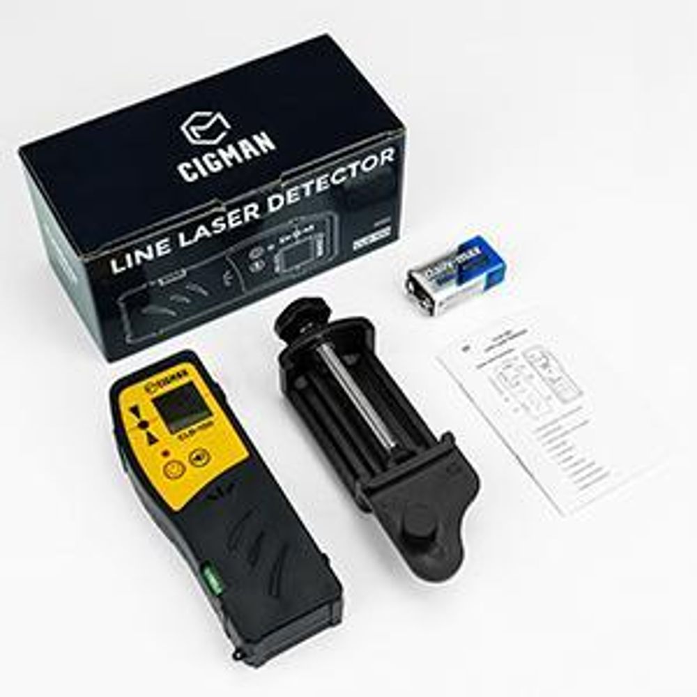 CIGMAN CLD100 Laser-Empfänger für Roten und Grünen Puls-Laser, bis 50m