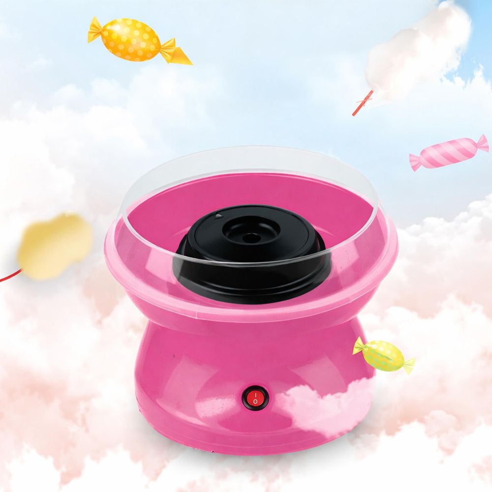 Zuckerwattemaschine Automat mit 10 Stäbchen Zuckerwattegerät Zuckerwatte Maker 500W Zuckermessbecher Baumwolle Candy Machin Kindergeburtstag Retoo
