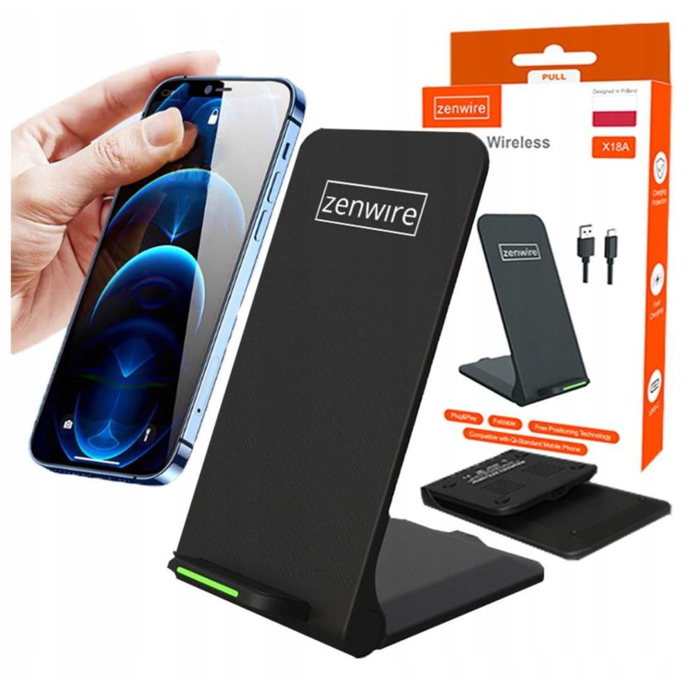 Ładowarka - Szybka ładowarka - Ładowarka indukcyjna - Stacja ładująca - USB-C - QI - 15 W SZYBKIE ŁADOWANIE