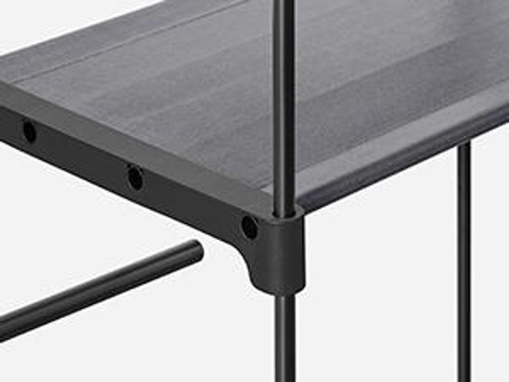 SONGMICS Kleiderschrank mit 2 Kleiderstangen faltbar