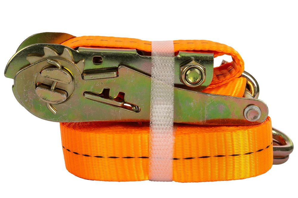 Unitrailer 6 M/25 Mm/1 T Oranges Transportband Mit Spanner