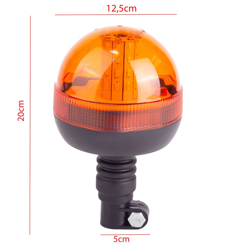 Warnlicht Stroboskoplicht Blinklichter Front Amber Notlicht-Leuchtfeuer für LKWs Traktoren Gabelstapler 12/24V LED helles Licht Retoo