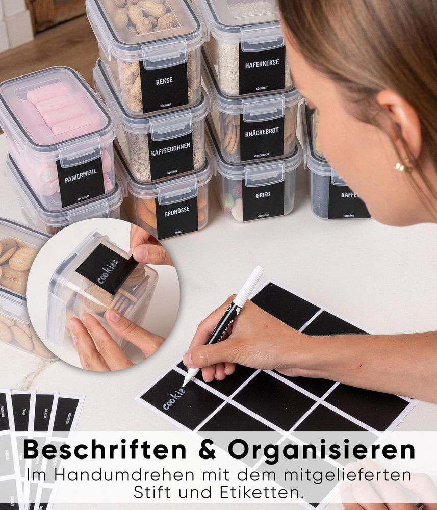 Alles beschriftet und leicht zu finden