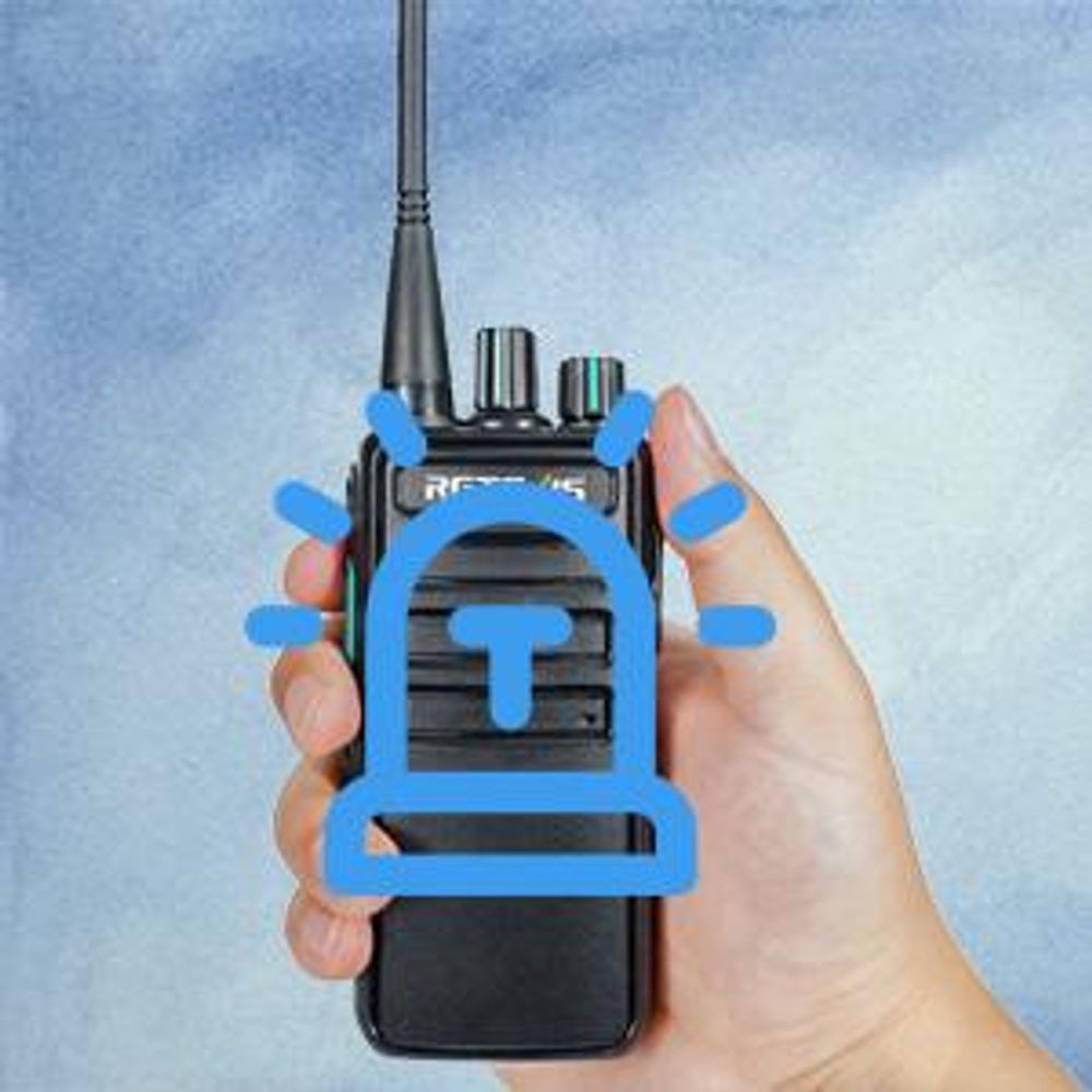 Retevis RB629 Funkgeräte mit Headset, PMR446 walkie talkie mit Drahtloser Klonfunktion, Notfallalarm, VOX, 1100mAh, für Schulen Sicherheit Camping