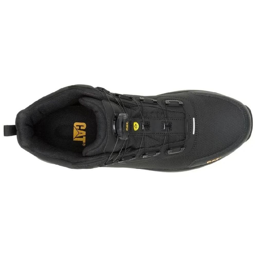 Caterpillar Inductor Tech Mid Schwarz Arbeitsschuhe Sicherheitsstiefel BOA S3 Gr. 44