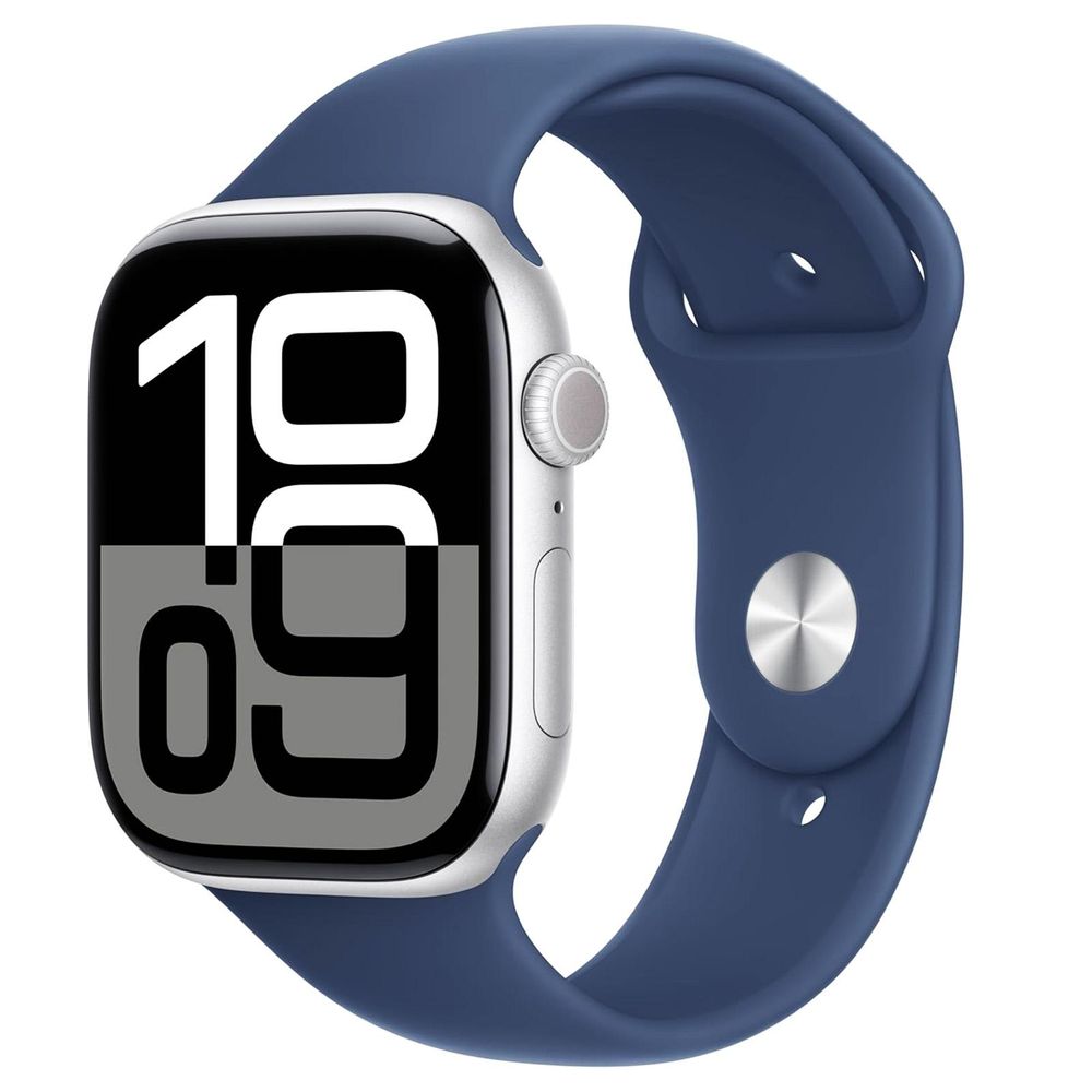 Apple Watch Sport Armband 38mm / 40mm / 41mm Dunkel Blau Band Sport Loop Ultra SE 1 2 3 4 5 6 7 8 9 10 11 Silikon Größe: S/M