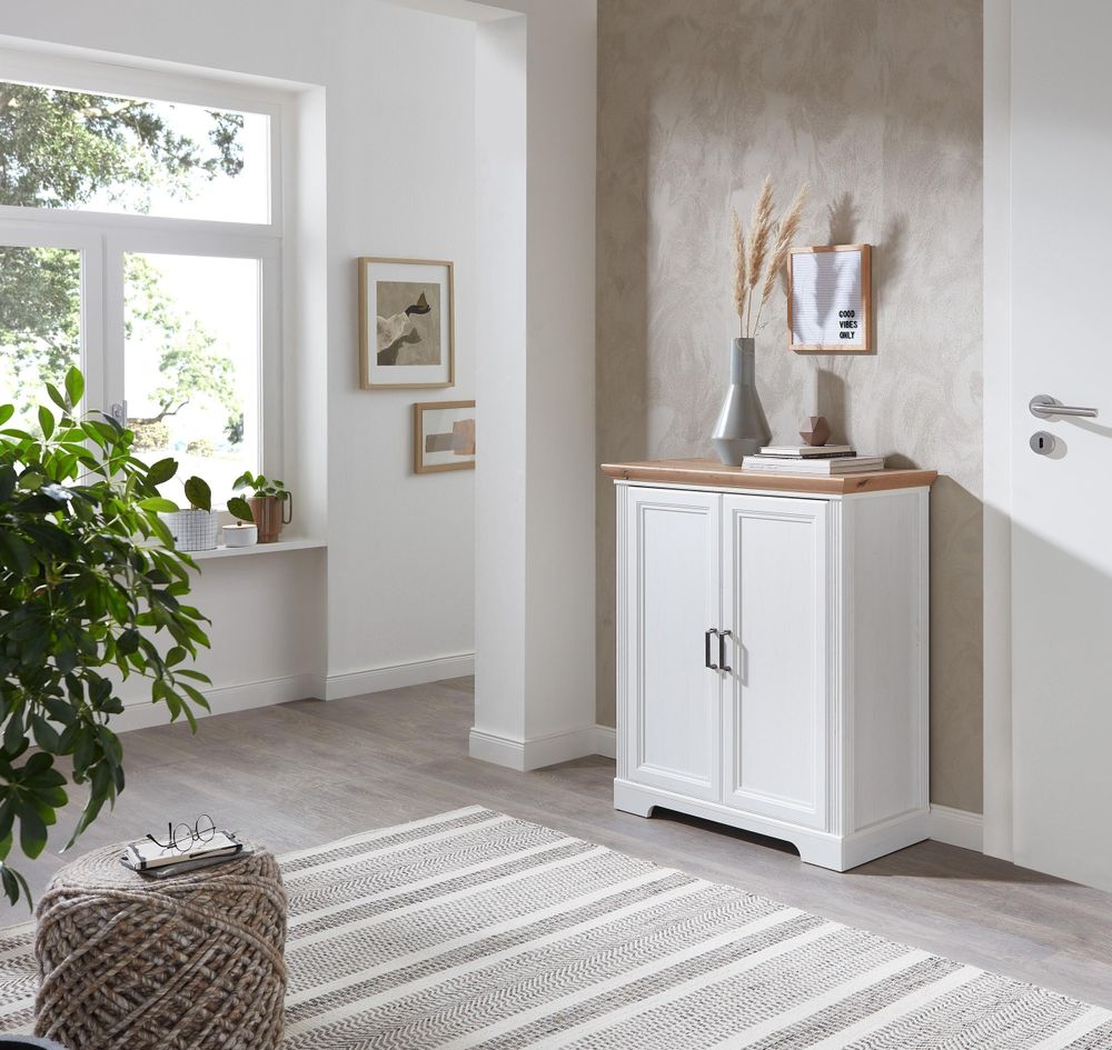 freiraum JASMIN – Kommode im Landhausstil mit 2 Türen und Einlegeböden