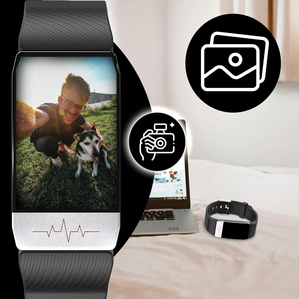 Smartwatch Bluetooth Touchscreen Armbanduhr Blutdruckmessung Smartband Wasserdicht Fitness Armband Pulsmesser Uhr Android IOS Damen Herren Retoo
