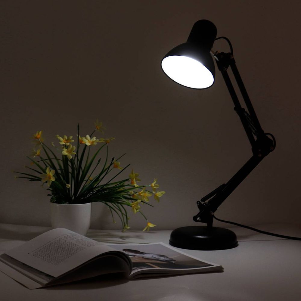Schreibtischlampe Retro Tischleuchte E27 LED Beistelllampe Beistelllampe Nachttischlampe Nachttischlampe Leuchtmittel Tischlampe Bürolampe Retoo