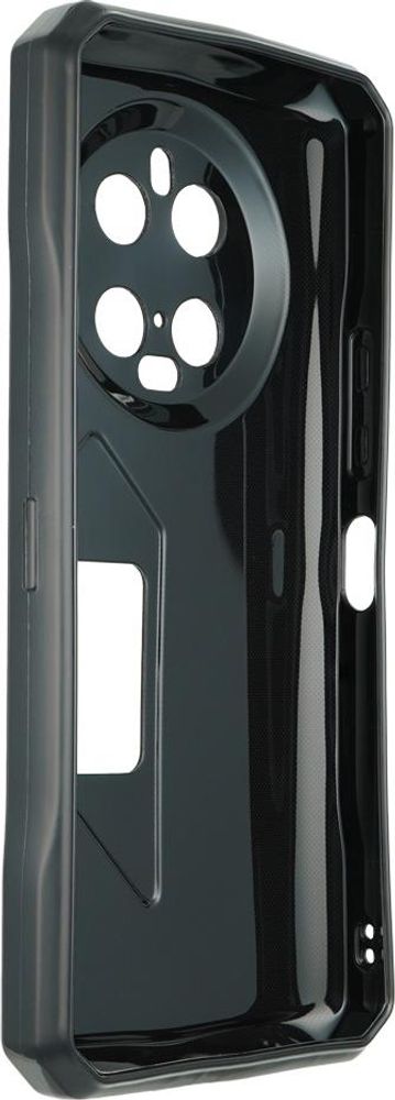 caseroxx Schutz-Hülle TPU-Hülle kompatibel mit Doogee V40 Pro, Gummi Handy Tasche schwarz  – Detailansicht