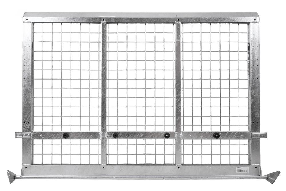 UNITRAILER Gitterrampe für Anhänger 88,6 x 125,5 cm Auffahrrampe 400 kg