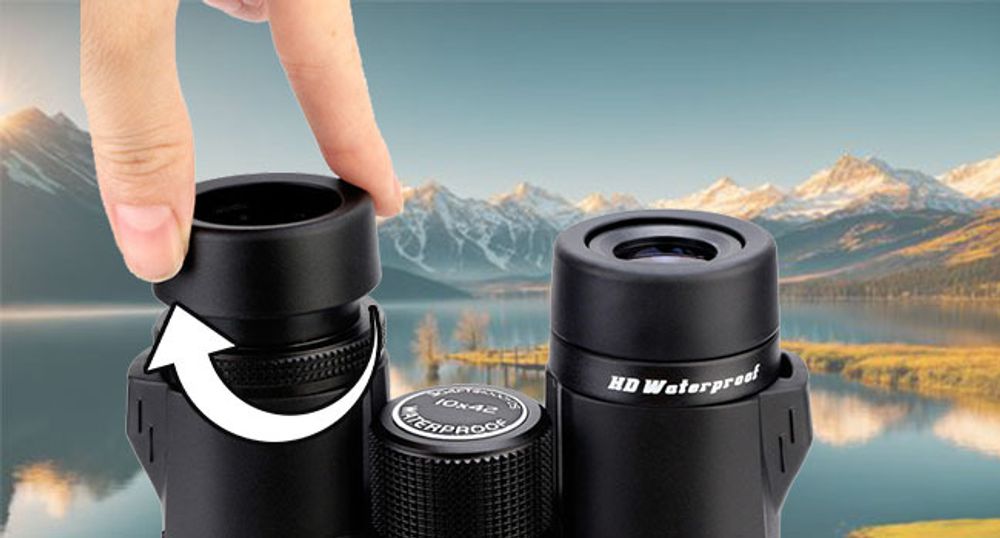 Svbony SV47 Fernglas, 10x42 Fernglas für die Vogelbeobachtung bei Erwachsenen, HD FMC Optik Bak4 Prisma Wasserdichtes, Nebelsicheres Fernglas für die Jagd auf Wildtiere Stargazing