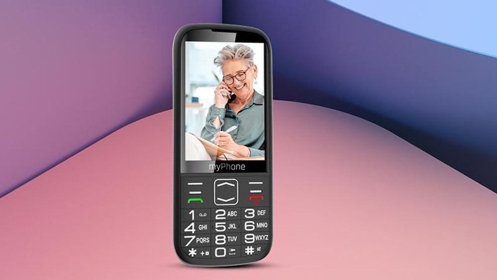 MYPHONE HALO 4 LTE – Einfaches Mobiltelefon mit Tastatur für Senioren