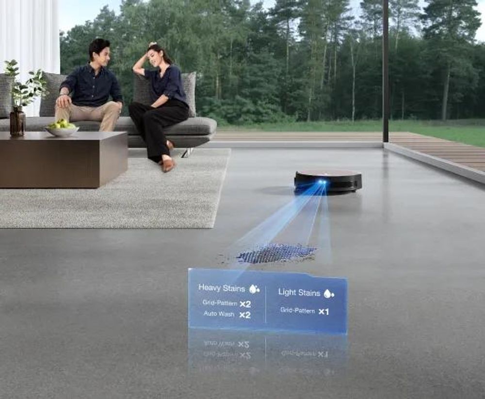 ECOVACS DEEBOT X11 PRO OMNI Saugroboter mit 2pcs Originale Reinigungslösung, 19.500 Pa Staubsauger Roboter, PowerBoost Technologie, Silber