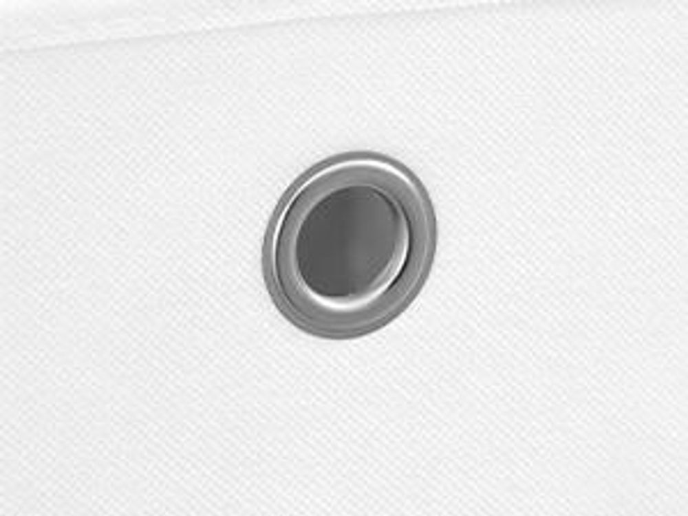 SONGMICS Aufbewahrungskörbe, 6er Set, faltbare Stoffboxen mit PP-Platten, für Regal, 30 x 30 x 30 cm, weiß-grau