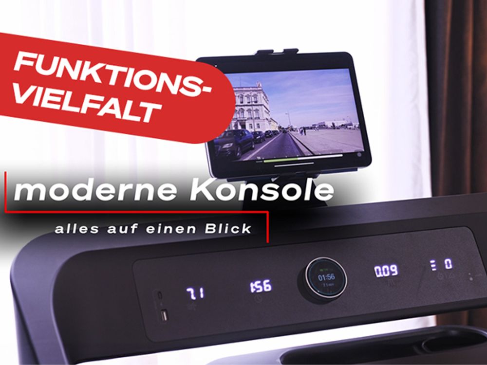 Sportstech Laufband sTread_Lite | Klappbar | LED-Beleuchtung | Bis 20 km/h