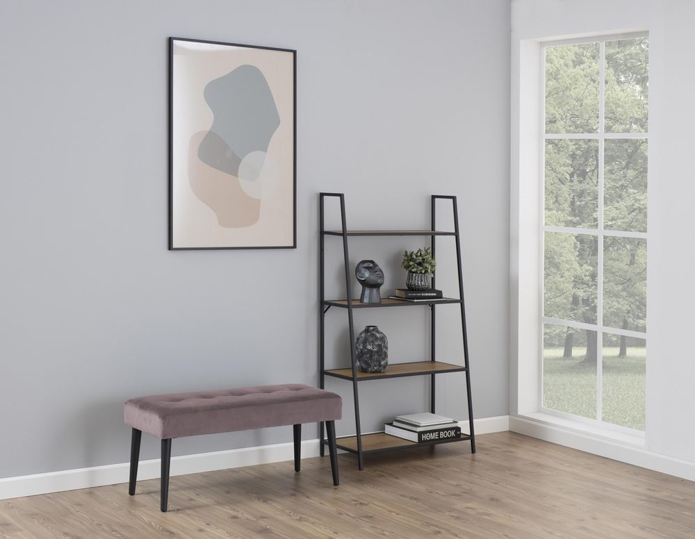 Polsterbank Glory dusty rose – Polsterbank mit robustem Stahlgestell und pflegeleichtem Stoffbezug