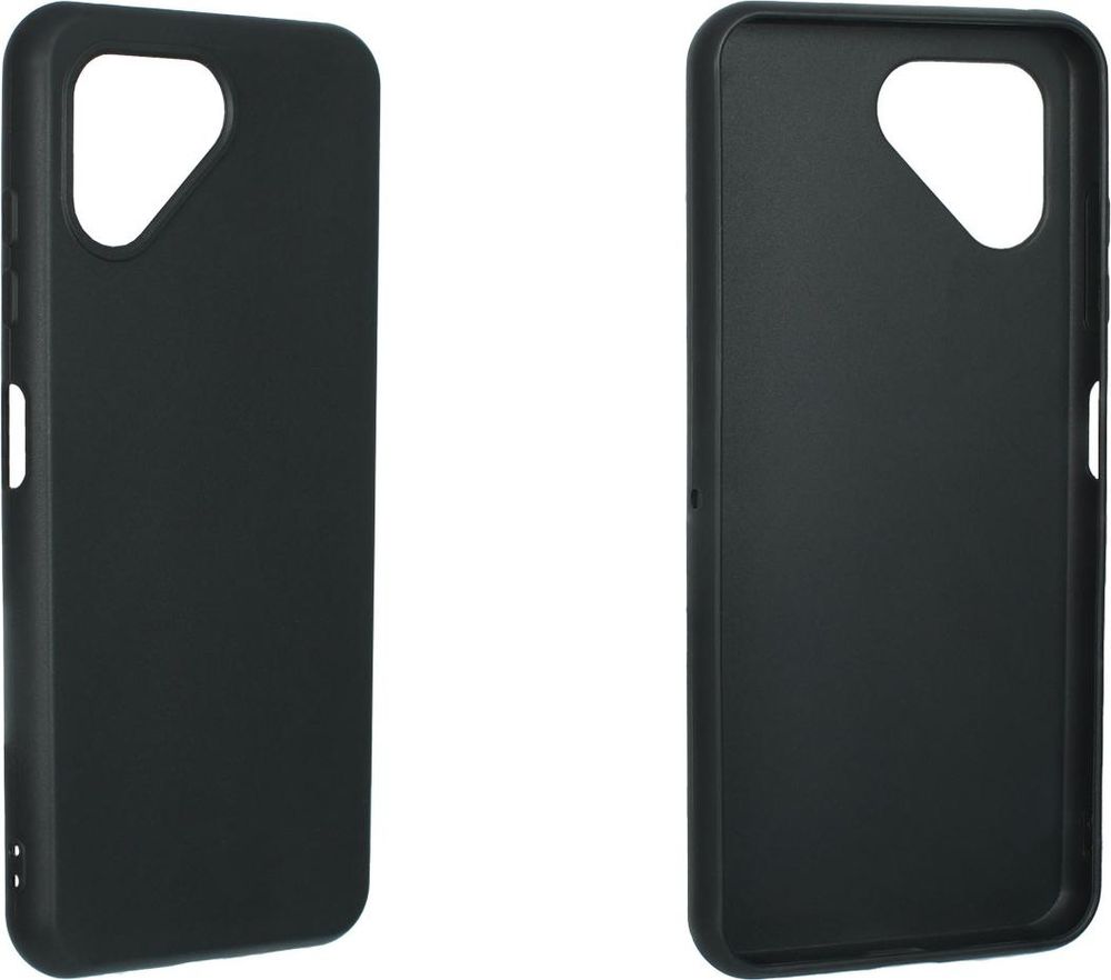 caseroxx Schutz-Hülle TPU-Hülle kompatibel mit Fairphone 4, Gummi Handy Tasche schwarz