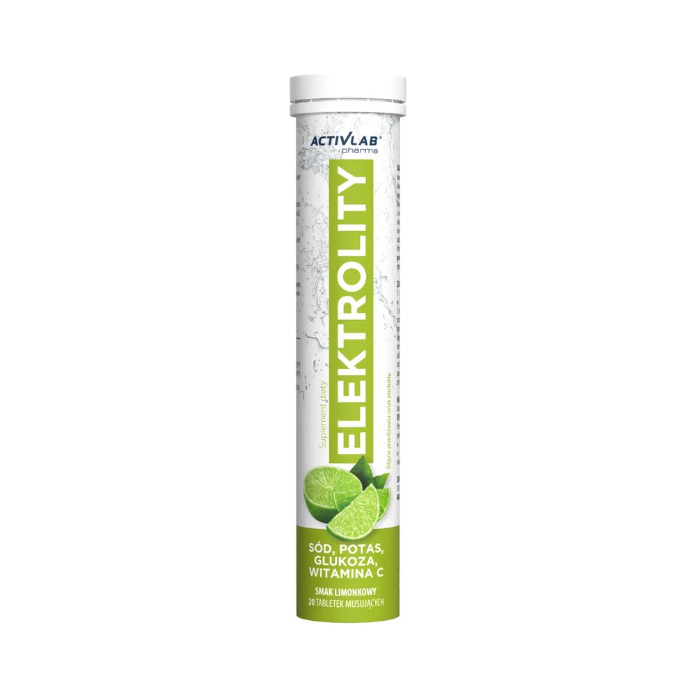 Elektrolity Activlab Pharma - sód, potas, glukoza, witamina C smak limonkowy