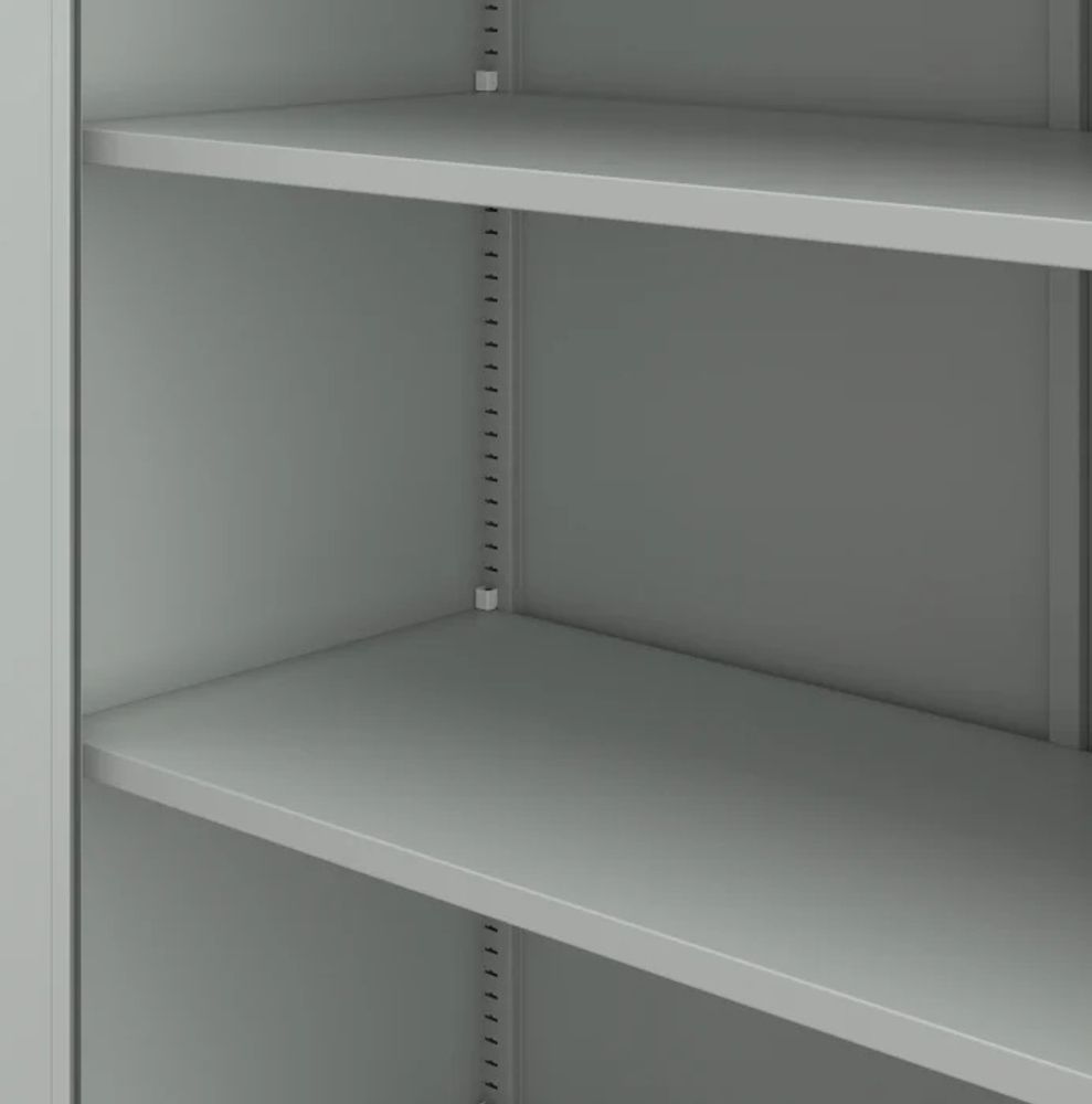 Aktenschrank Lagerschrank Mehrzweckschrank Metallschrank 4 Fachböden Pulverbeschichtung Stahlblech 185 cm x 90 cm x 40 cm