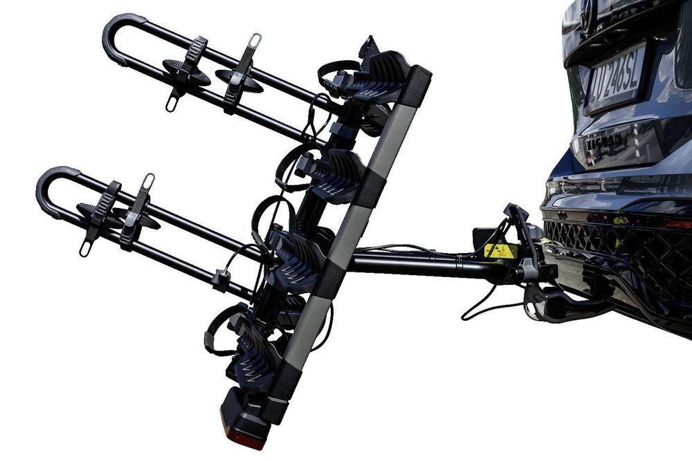 Inter Pack New Spider 4 - Anhängerkupplungs-Fahrradträger für 4 Fahrräder
