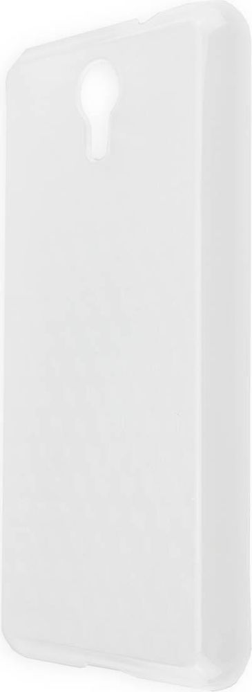 caseroxx Schutz-Hülle TPU-Hülle kompatibel mit Ulefone Power, Gummi Handy Tasche weiß-transparent
