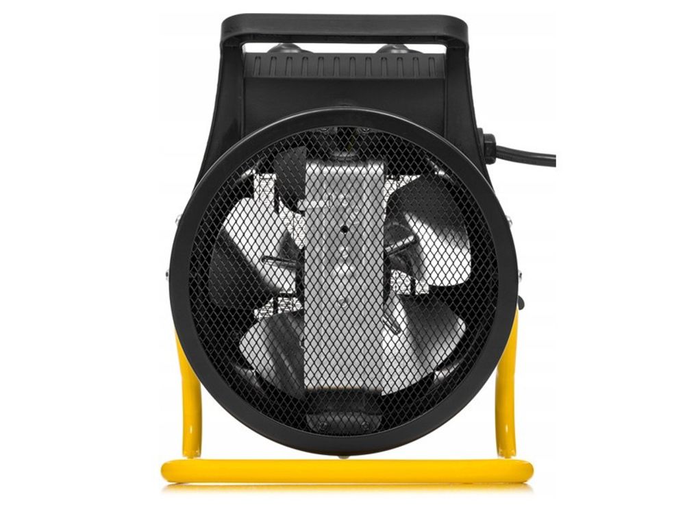 Lehmann Heizlüfter 2000 W mit 3 Heizstufen | mobile Elektro-Heizung mit Thermostat | Keramik Heizstrahler für Werkstatt, Garage, Haus, Baustelle