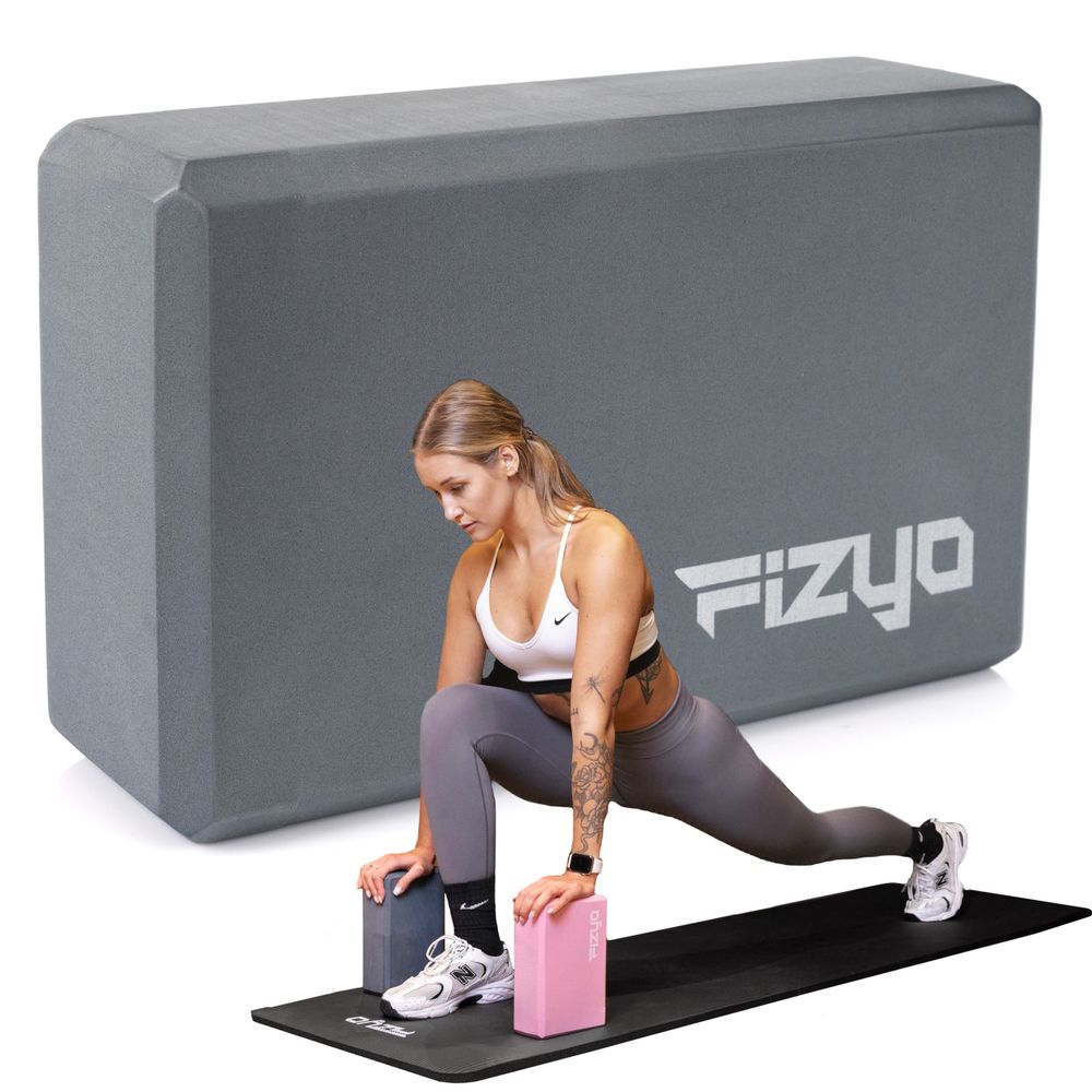 Zdjęcia produktu kostki do jogi marki FIZYO na białym tle