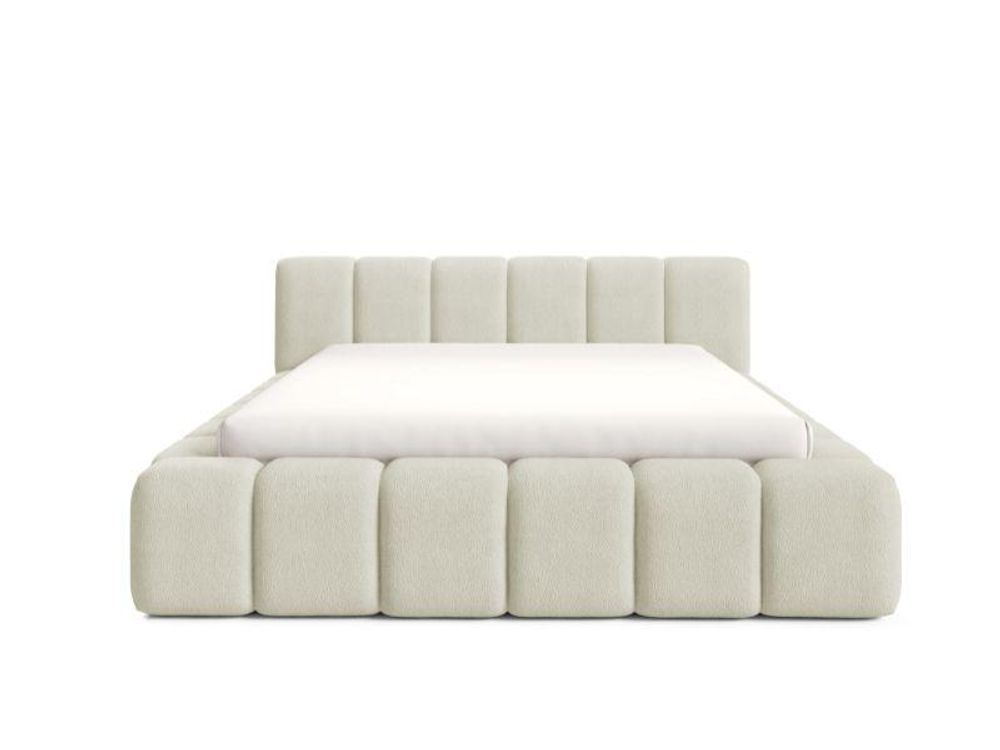 Polsterbett KALLA Premium 140x200 cm mit Bettkasten – Stoff: Quelle 02