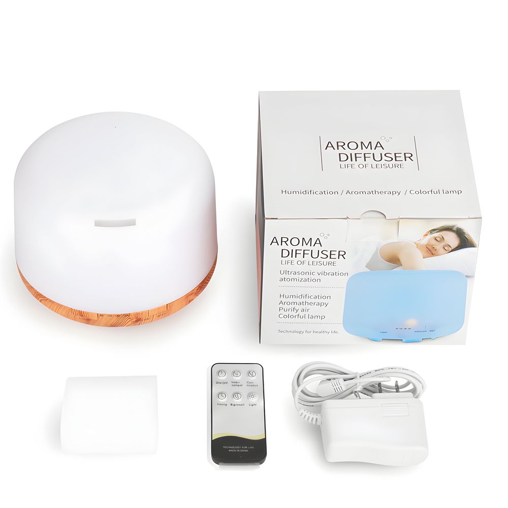 Aroma Diffuser 0.3 l Ultraschall Luftbefeuchter RGB Raumbefeuchter Elektrisch Duftlampe Öle Diffusor mit 7 wechselnden Farben Retoo