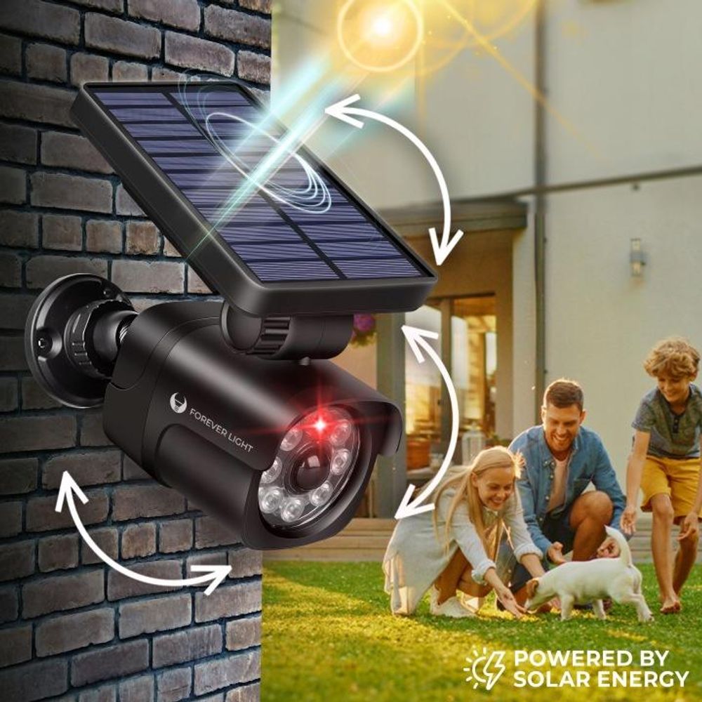 Lampa solarna LED SUNARI FLS-25 z atrapą kamery