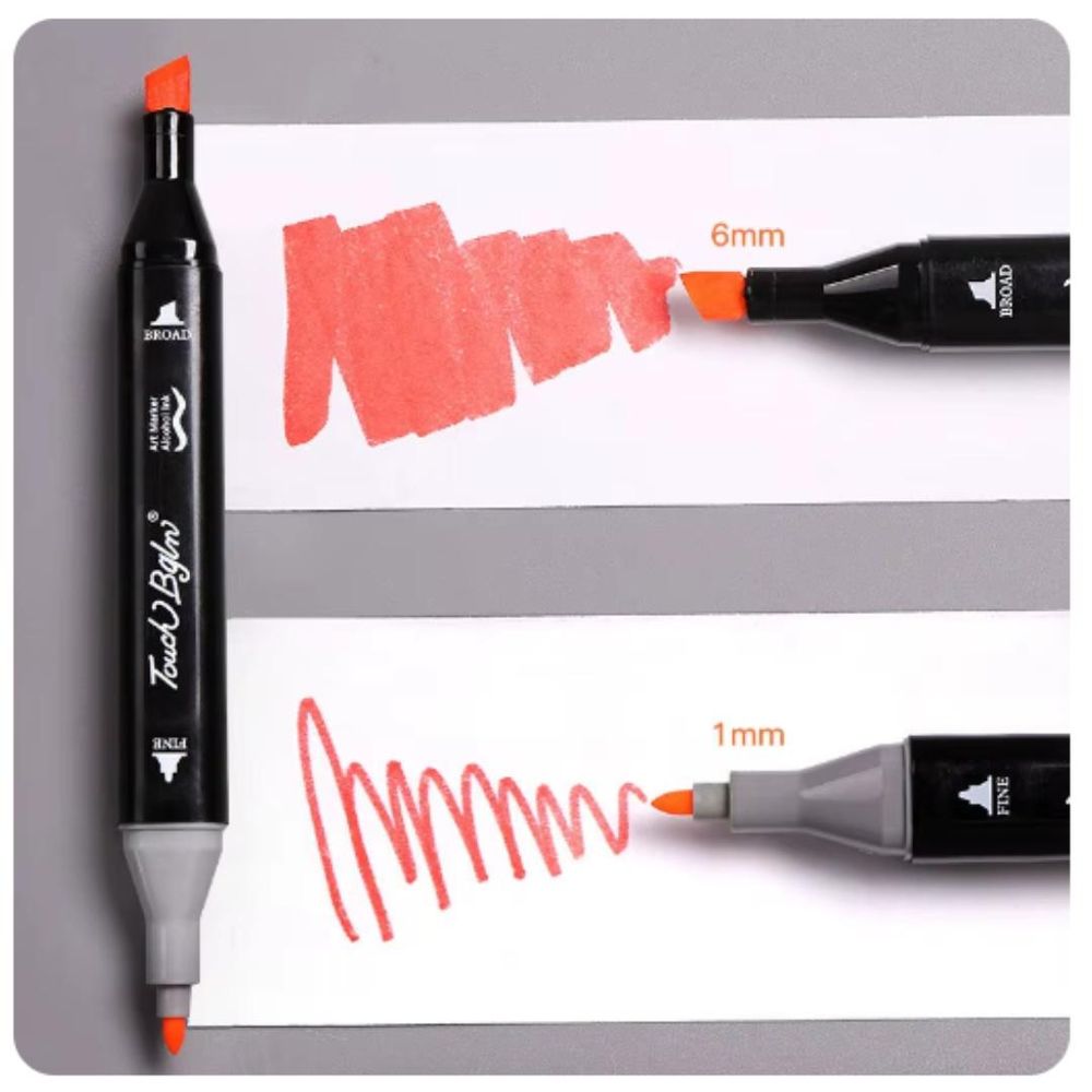ASATO Alkoholmarker 262er Set doppelseitig mit Tragetasche