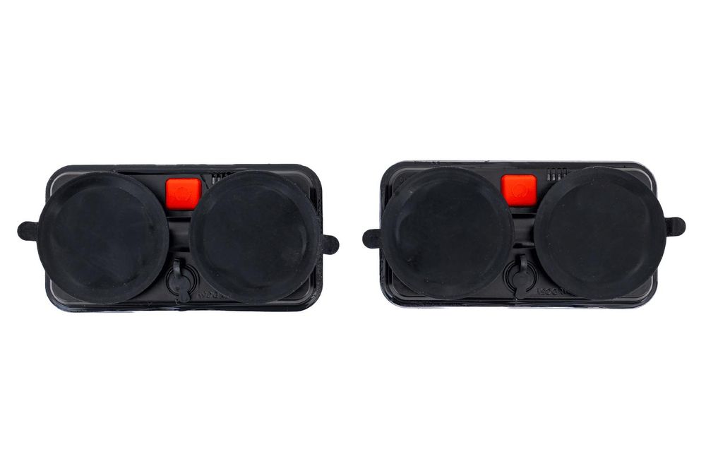 TT TECHNOLOGY TT.12028B-DI kabellose LED Rückleuchten Set, Positionslicht Bremslicht Blinker, 12 bis 24 V, IP65, magnetische Befestigung, für Anhänger