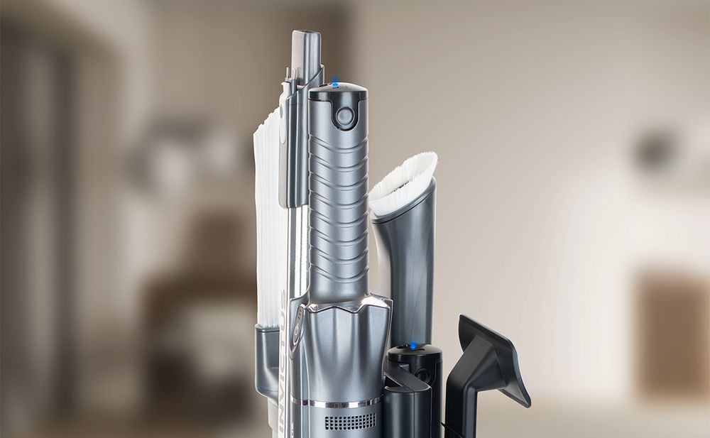 Genius Invictus ONE 3.0e Akku Handstaubsauger 14 TLG. – kabellos, beutellos, Akkustaubsauger. Ultra leicht, für Haus und Auto, leise, aufladbar