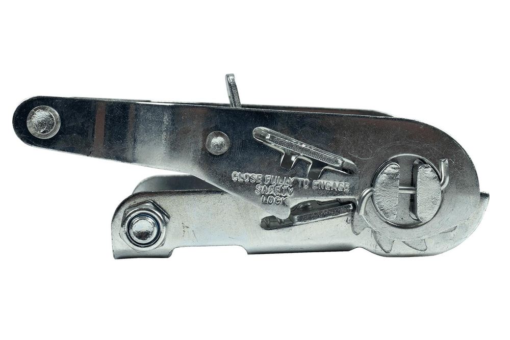 UNITRAILER Ratschenspanner für Transportgurte 50mm 2t Silber verzinkt Ersatzratsche EN 12195-2 Spanner