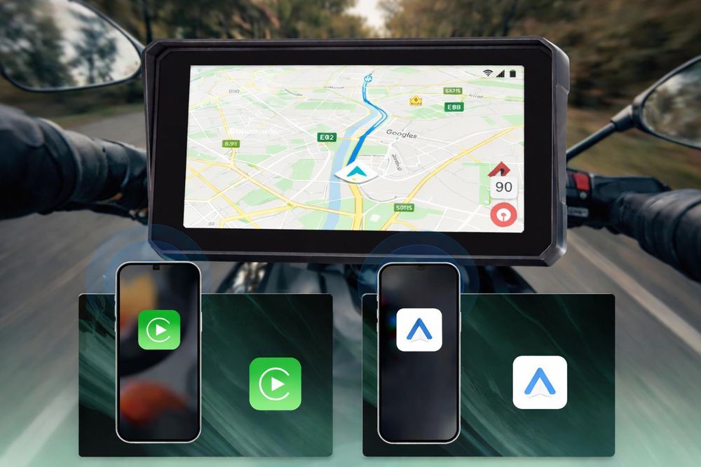 Alt: carplay android auto motorka displej bezdrôtové pripojenie