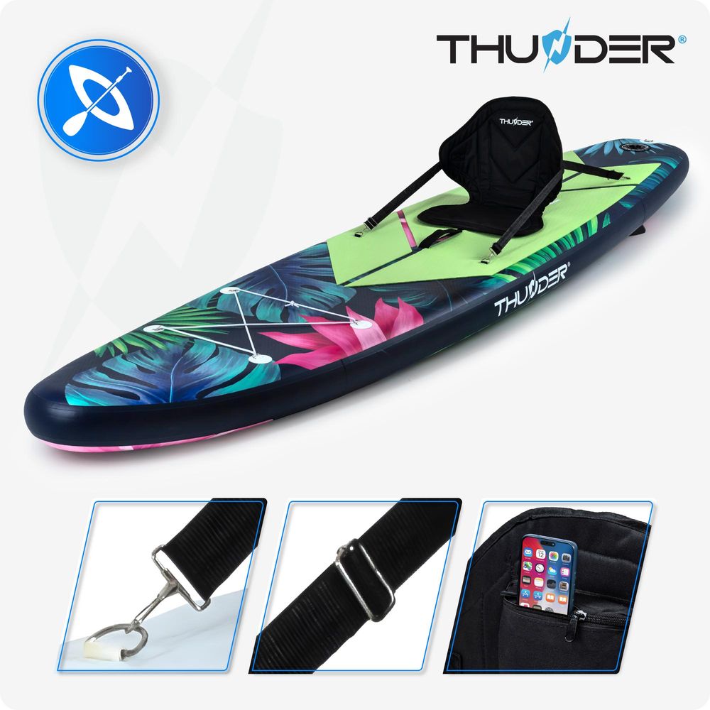 Thunder Volca Stand Up Paddle Board 320 x 75 x 15 cm ružový 150 kg