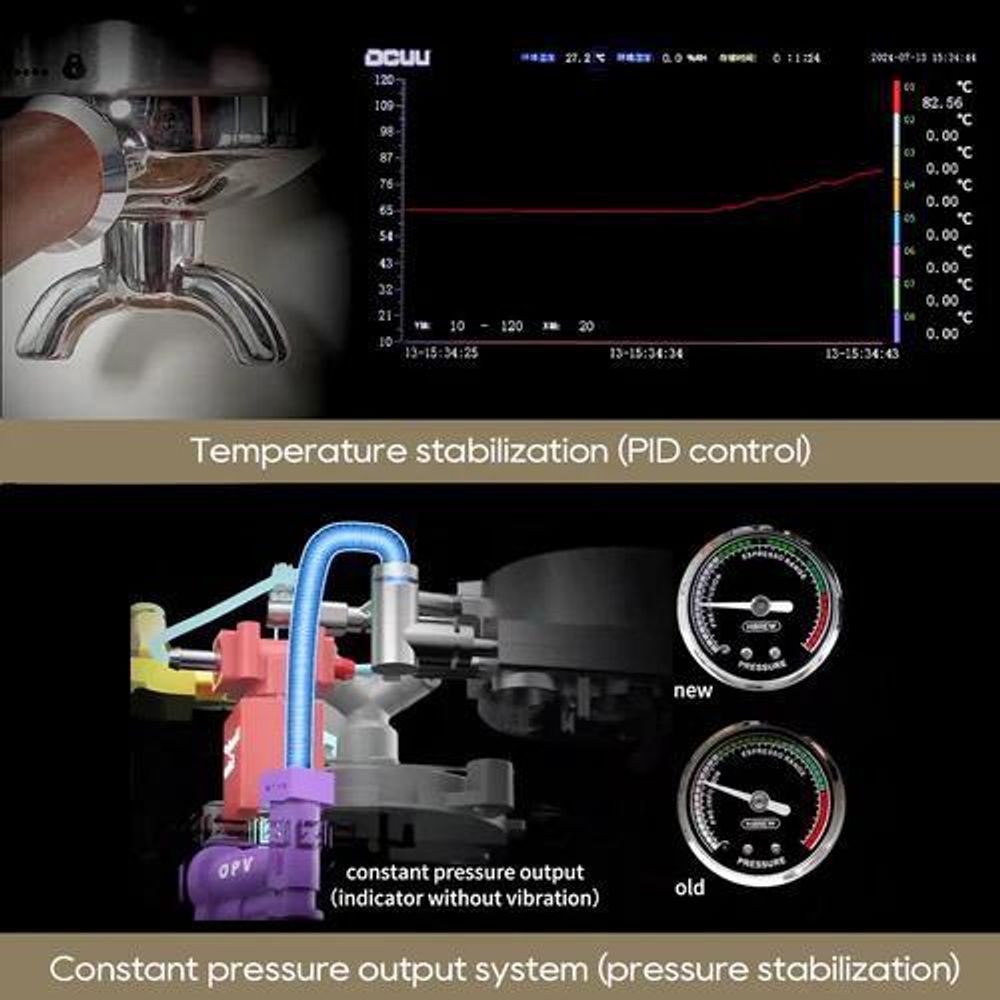 HiBREW H10 Plus Espressomaschine mit PID, 20 Bar & Kaltbrüh-Funktion