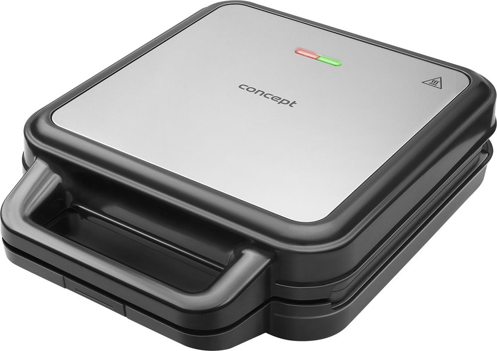 Concept SV3080, Nerezová ocel, Černá, Plast, Nerezová ocel, 0,67 m, 268 x 228 mm, 1200 W, 220 - 240 V