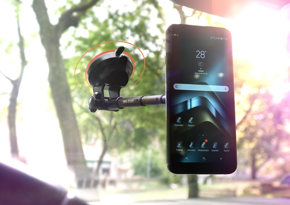 Xblitz G250, Mobilný telefón / smartfón, Pasívny držiak, Auto, Čierna