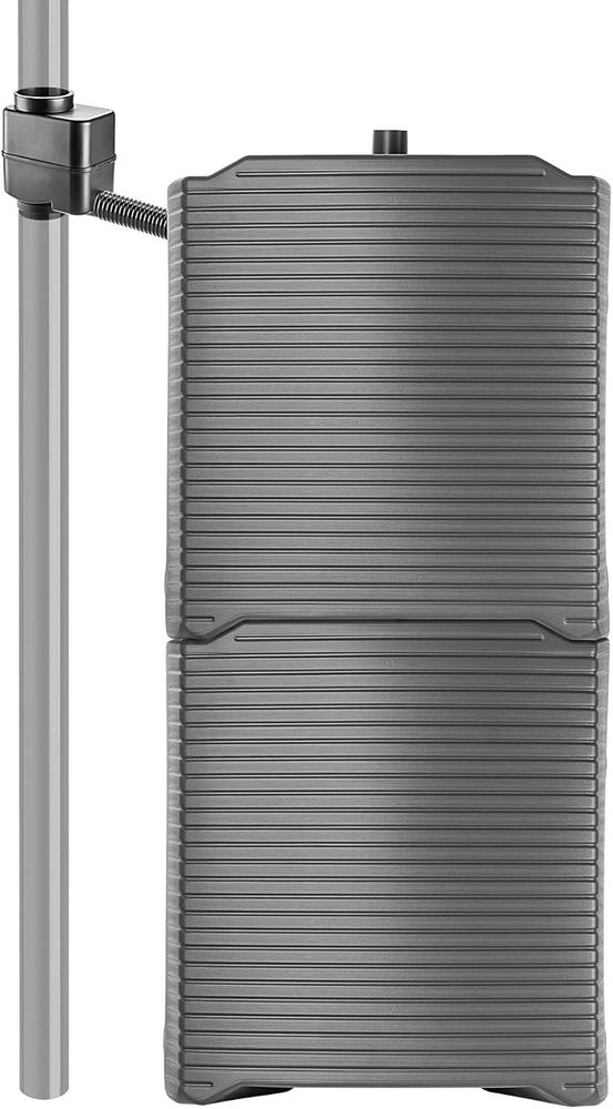KADAX tonneau d'eau de pluie, réservoir d'eau de pluie modulaire pour le jardin, résistant aux intempéries 126 litres (2x anthracite + collecteur SET A)