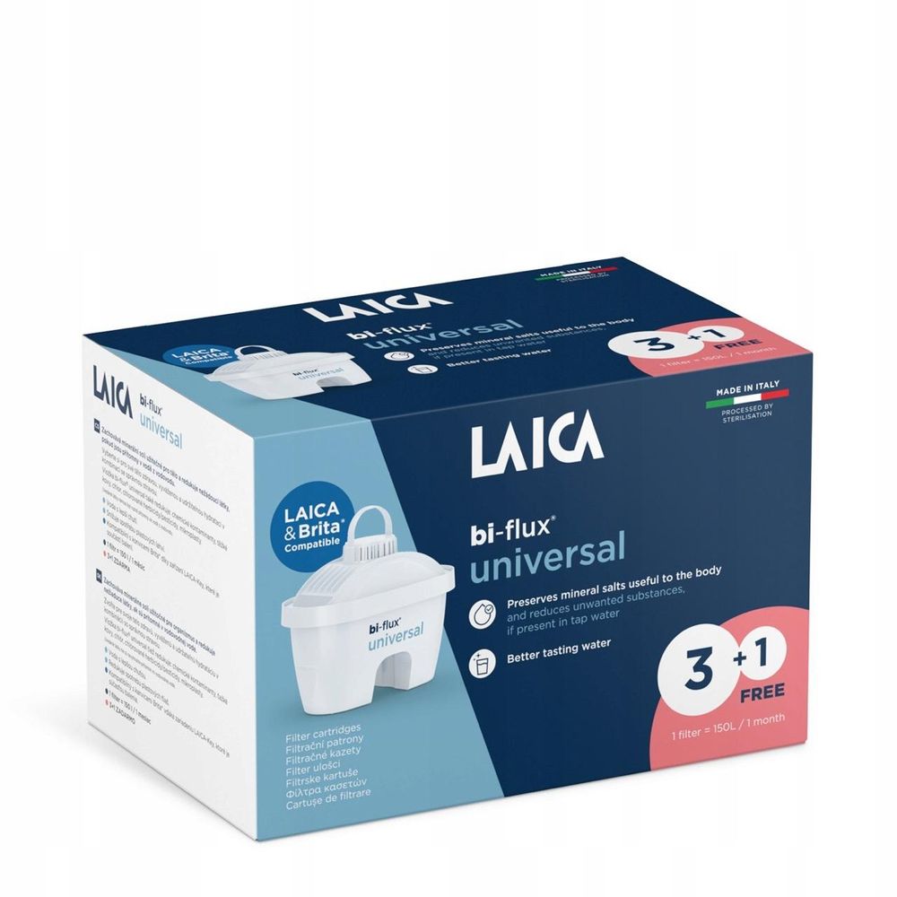 LAICA BI-FLUX Filter zur Aufbereitung von Leitungswasser
