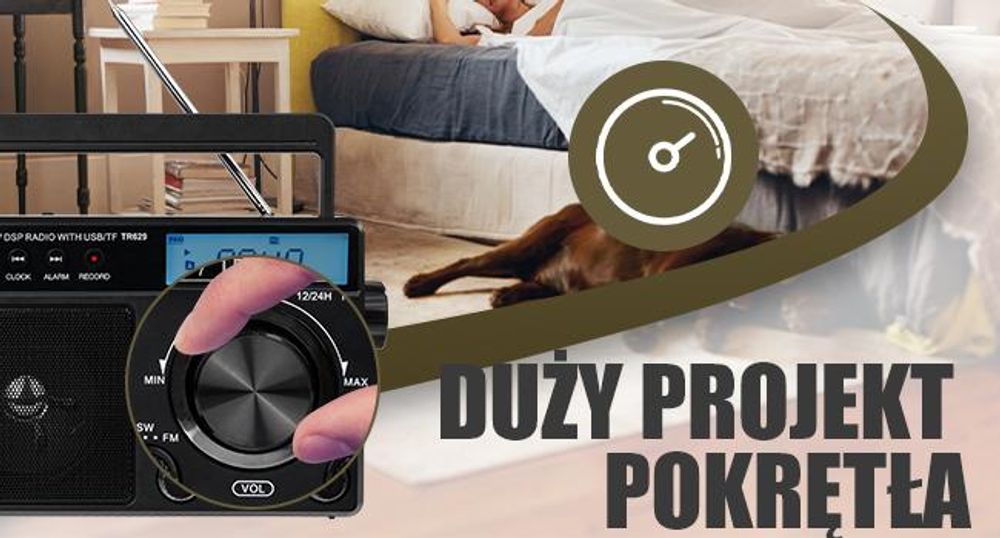 Przenośne radio Retekess TR629, radio alarmowe AM FM SW World Receiver z DSP, obsługa dysków U/kart SD, zegar, budzik, radio na baterie, prezenty dla osób starszych