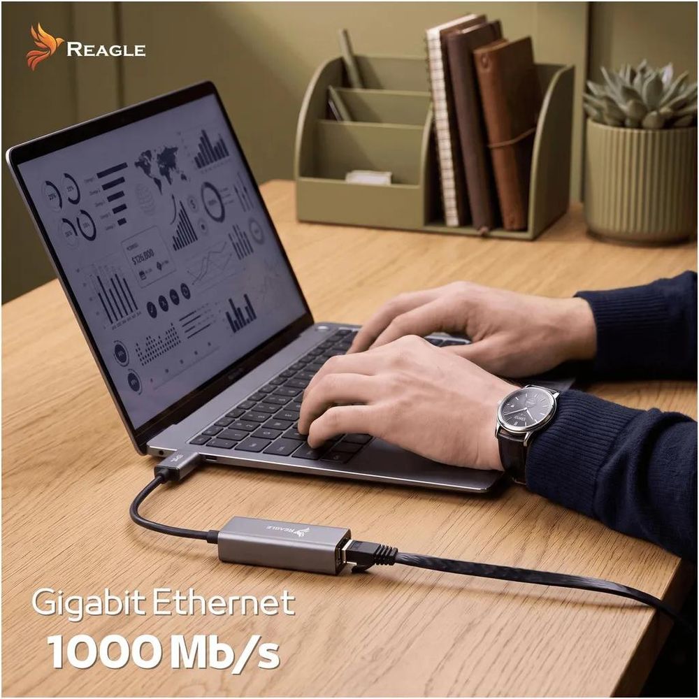 Reagle RYARJ5 – Gigabit-Ethernet-Verbindung über USB-A und RJ45