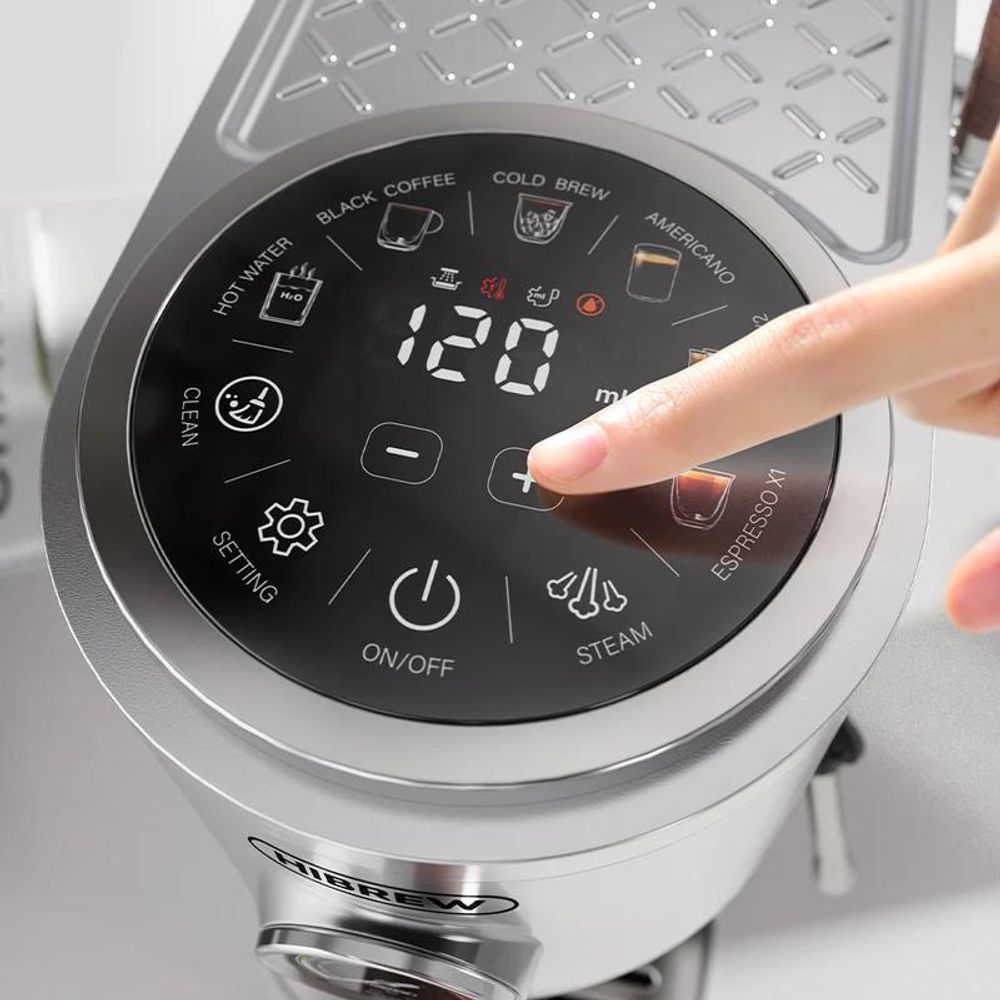 HalloBREW H13 Dual-Boiler Espressomaschine mit PID-Steuerung & Touchscreen