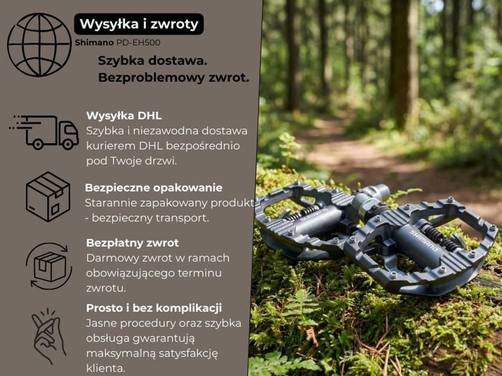 Shimano EPDEH500, Szary, Chłopak, dziewczyna, 383 g, 1 szt.