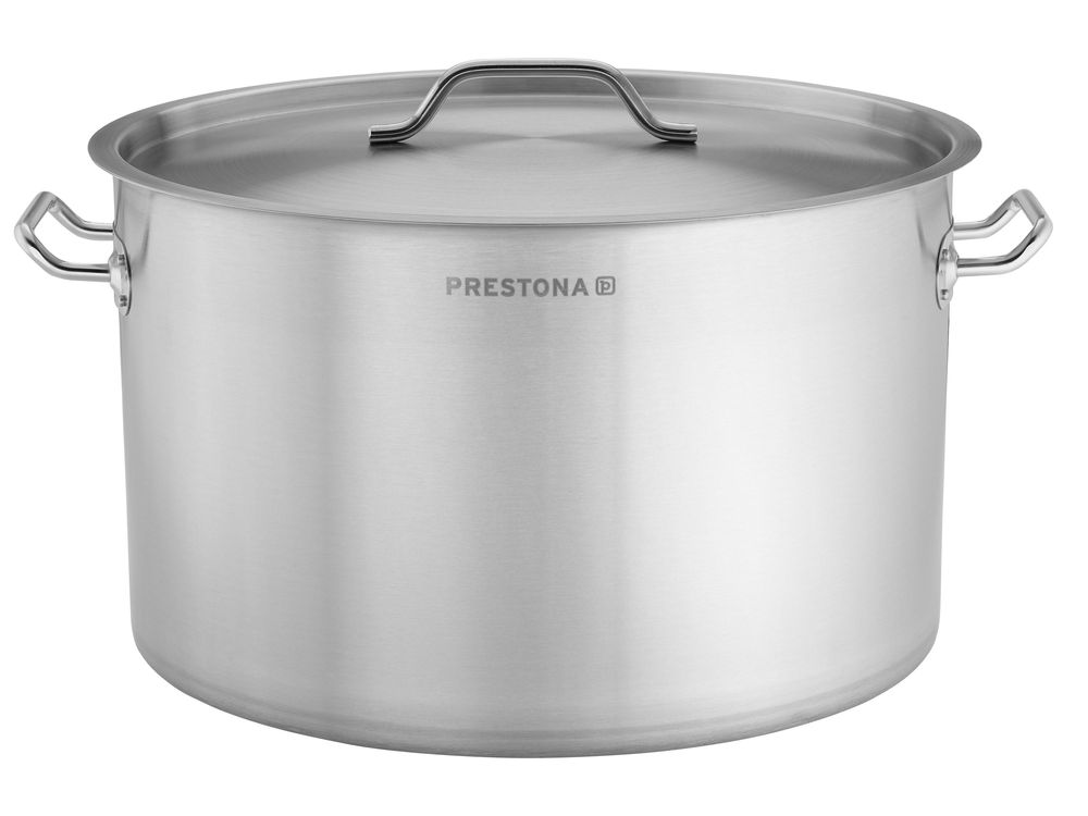 TECHNICA Mittlerer Topf 58L | 50 cm | Edelstahldeckel | Edelstahl Induktion Kochtopf