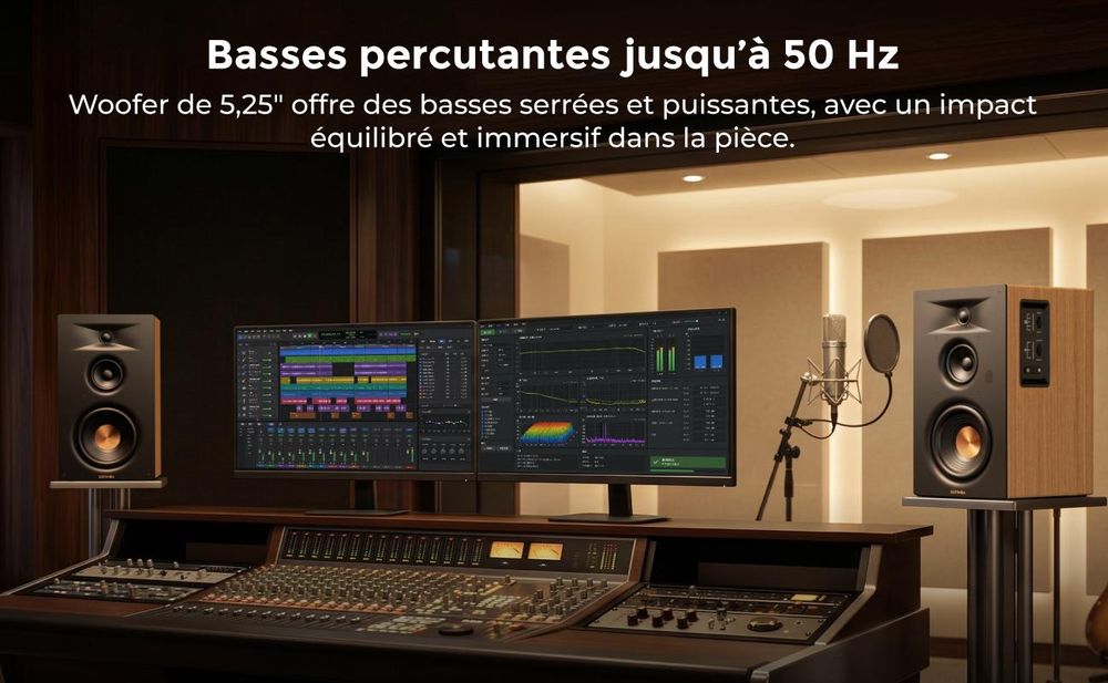 Ultimea Signature BS-30, enceinte acoustique 3 voies, type bibliothèque, avec connectivité HDMI