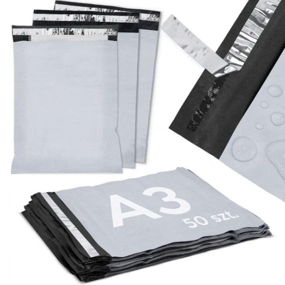 Buste per corriere - 310x420 mm - 50 pezzi - Buste in foil - Buste in foil grandi